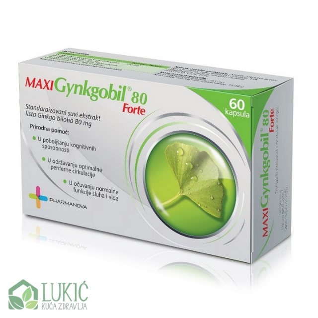 Gynkgobil Maxi Forte 60 Kapsula Gynkgobil Maxi Forte 60 Kapsula