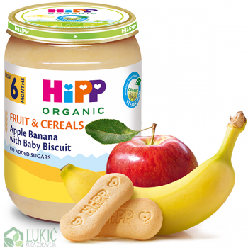 Hipp kašica jabuka i banana sa keksom 190g