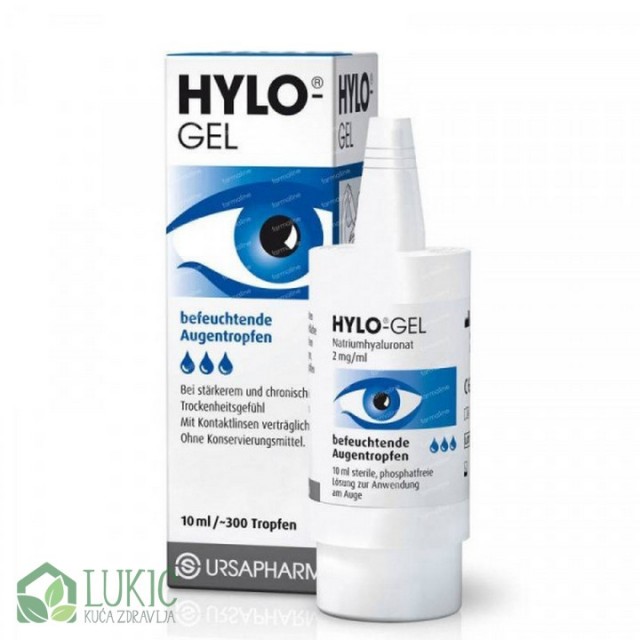 Hylo-Gel Kapi Za Oči 10Ml Hylo-Gel Kapi Za Oči 10Ml