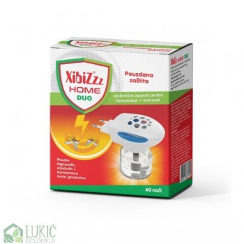 Xibiz home duo električni aparat za komarce+tečnost 60 noći