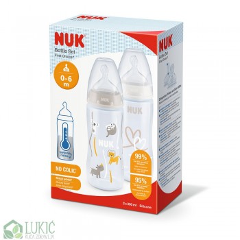 Nuk First Choice+ set sa indikatorom temperature 0-6m 225303