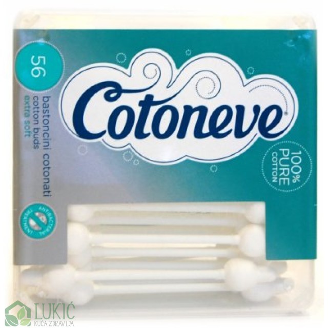 Cotoneve Biorazgradivi Štapići Za Uši Za Bebe 56 Kom Cotoneve Biorazgradivi Štapići Za Uši Za Bebe 56 Kom