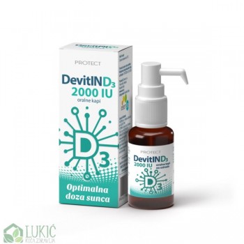 Devitin D3 2000IU oralne kapi za odrasle 15ml Devitin D3 2000IU oralne kapi za odrasle 15ml