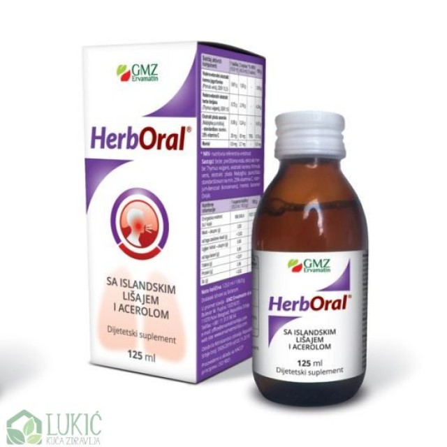 Herboral Sa Islandskim Lišajem I Acerolom 125 Ml Herboral Sa Islandskim Lišajem I Acerolom 125 Ml