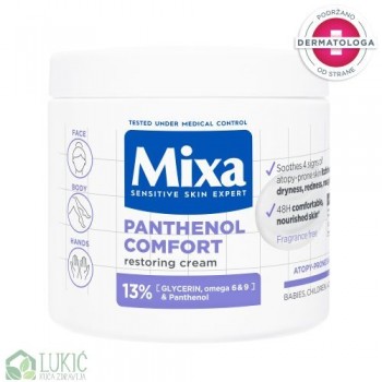 Mixa Panthenol Comfort umirujuća krema za kožu sklonu atopiji 400ml Mixa Panthenol Comfort umirujuća krema za kožu sklonu atopiji 400ml