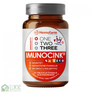 One Two Three Imunocink za decu 60 tableta za žvakanje