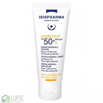 Uveblock SPF 50+ Mineral Invisible krema 40ml Uveblock SPF 50+ Mineral Invisible krema 40ml