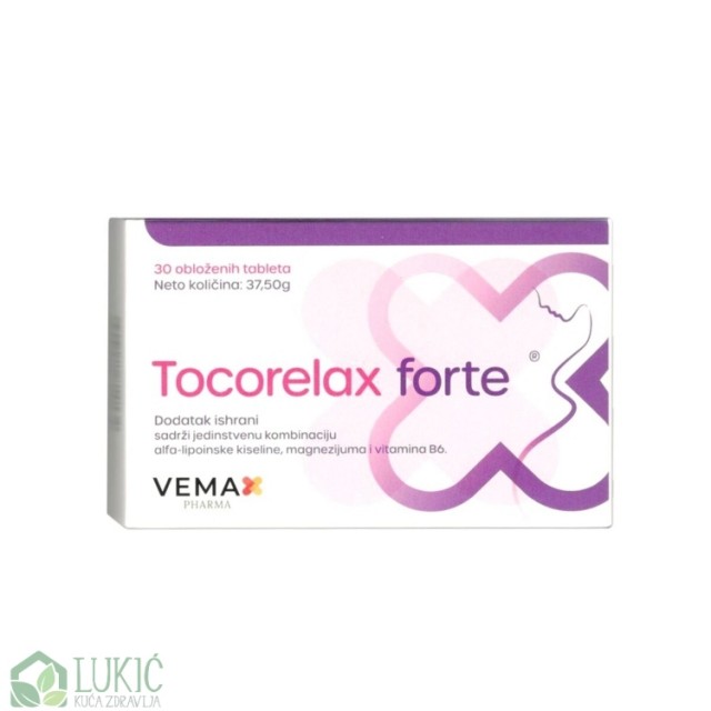 Tocorelax Forte 30 Tableta