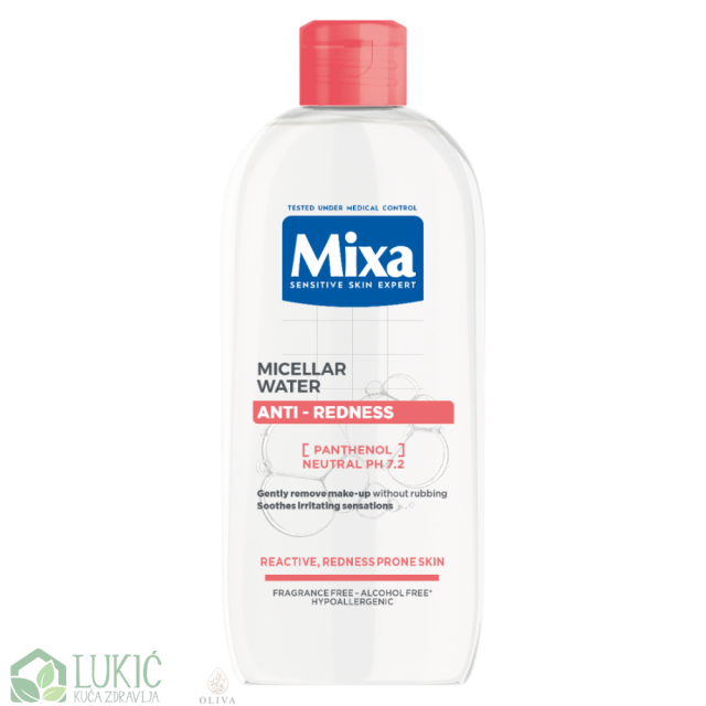 Mixa Micelarna Voda Za Reaktivnu Kožu Sklonu Crvenilu 400Ml
