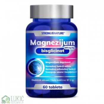 Strong Nature Magnezijum bisglicinat 100mg 60 tableta