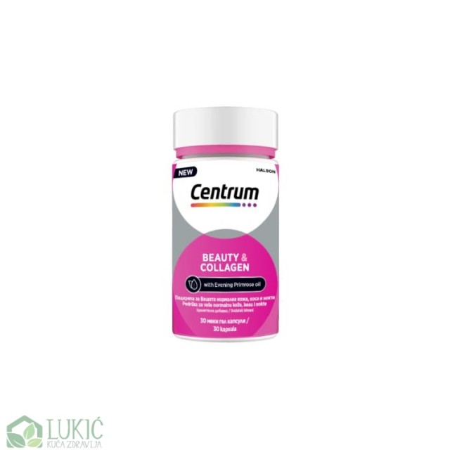Centrum Beauty & Collagen, 30 Mekih Gel Kapsula Centrum Beauty & Collagen, 30 Mekih Gel Kapsula