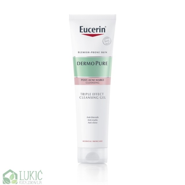 Eucerin Dermopure Gel Za Čišćenje Sa Trostrukim Efektom 150Ml Eucerin Dermopure Gel Za Čišćenje Sa Trostrukim Efektom 150Ml
