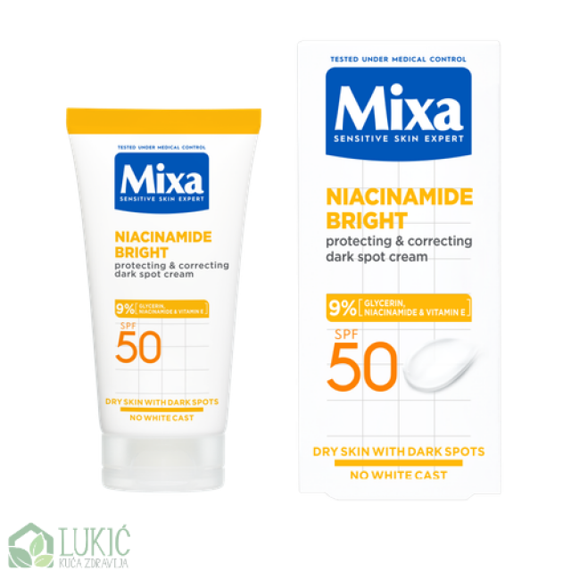 Mixa Dnevna Krema Sa Niacinamidom I Spf 50+ 50Ml
