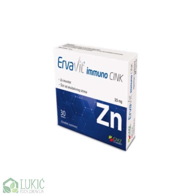 Ervavit Immuno Cink 30 Kapsula Ervavit Immuno Cink 30 Kapsula