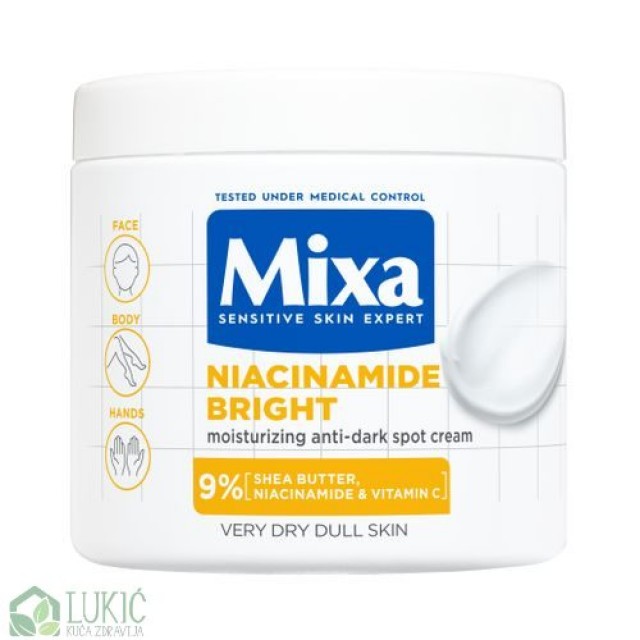 Mixa Niacinamid Hidratantna Krema Protiv Tamnih Fleka 400Ml