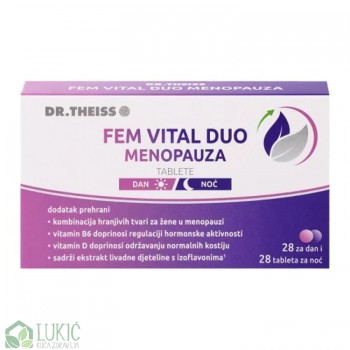 Dr. Theiss Fem Vital Duo 28 tableta za dan + 28 tableta za noć