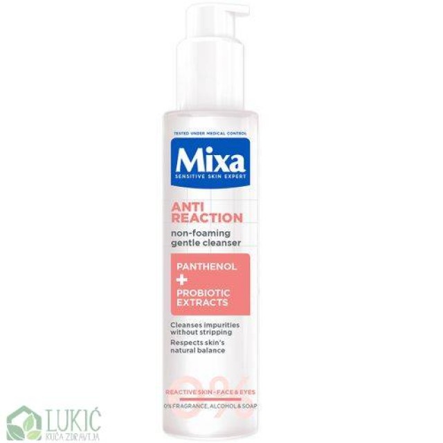 Mixa Anti Reaction Gel Za Čišćenje Lica 150Ml