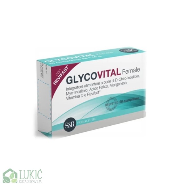 Glycovital Female 20 Tableta