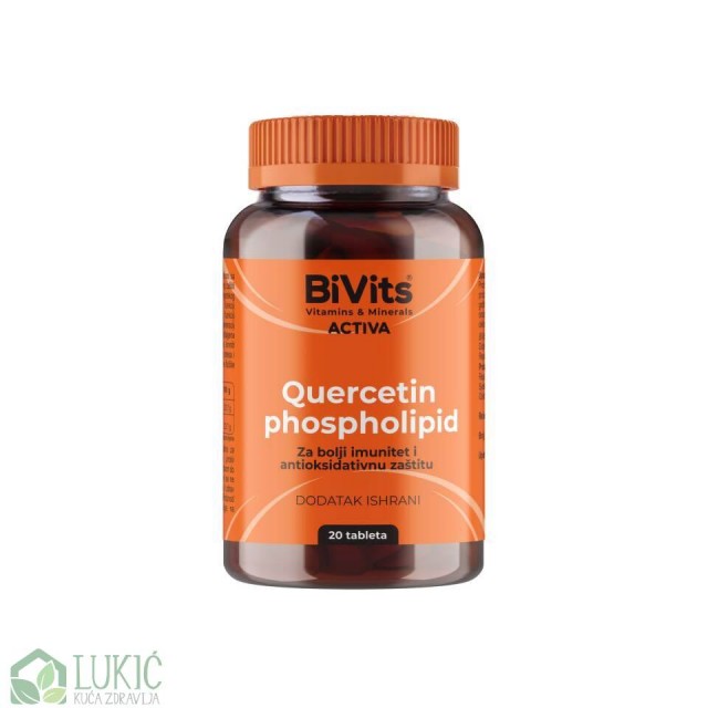 Bivits® Activa Quercetin Phospholipid Za Imunitet I Alergije, 20 Tableta Bivits® Activa Quercetin Phospholipid Za Imunitet I Alergije, 20 Tableta