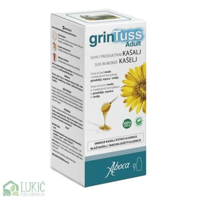 Grintuss Sirup Za Odrasle 180G Grintuss Sirup Za Odrasle 180G