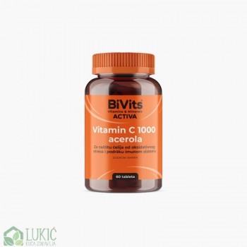 Bivits Activa Vitamin C 1000 acerola 60 tableta Bivits Activa Vitamin C 1000 acerola 60 tableta