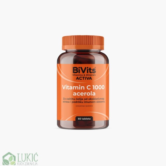 Bivits Activa Vitamin C 1000 Acerola 60 Tableta Bivits Activa Vitamin C 1000 Acerola 60 Tableta