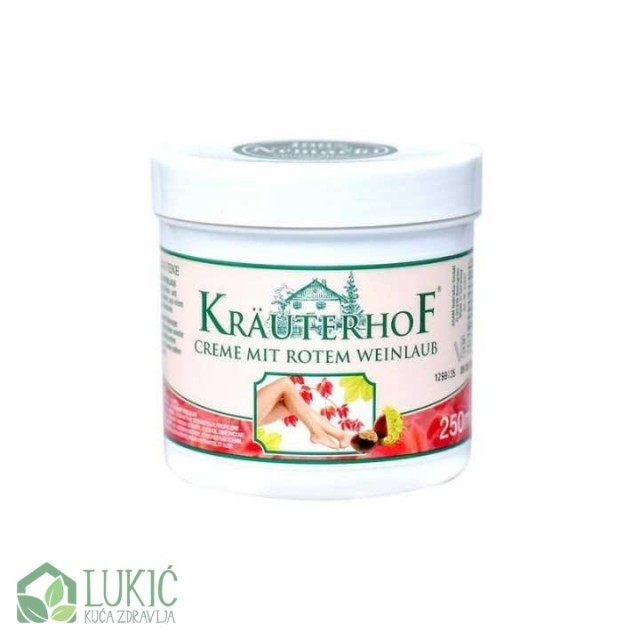 Krauterhof Krema Od Lišća Crvenog Grožđa 250Ml Krauterhof Krema Od Lišća Crvenog Grožđa 250Ml