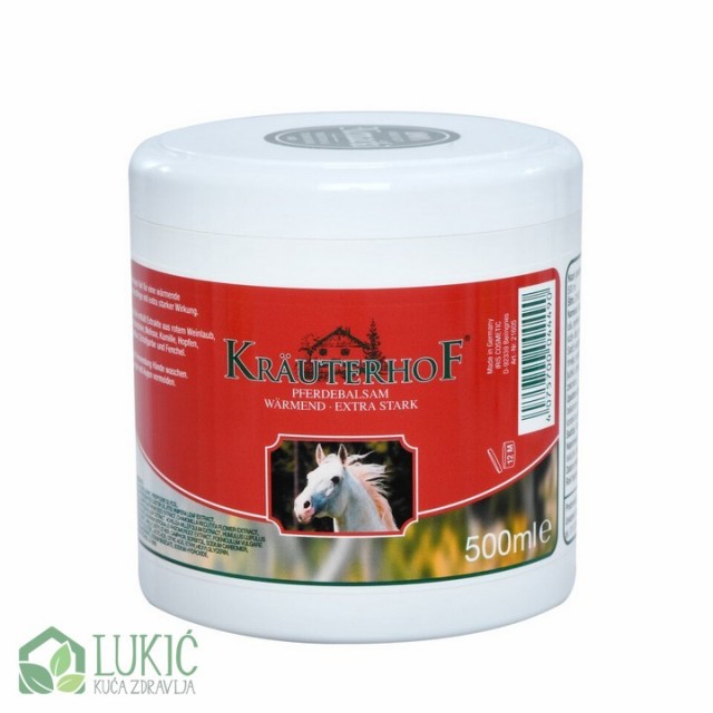 Krauterhof Konjski Balzam Sa Efek. Toplote 500Ml Krauterhof Konjski Balzam Sa Efek. Toplote 500Ml