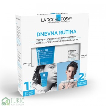 La Roche Posay Effaclar dnevna rutina - Duo+ krema 15ml + Gel 50ml