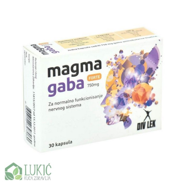 Magma Gaba Forte 750Mg 30 Kapsula Magma Gaba Forte 750Mg 30 Kapsula