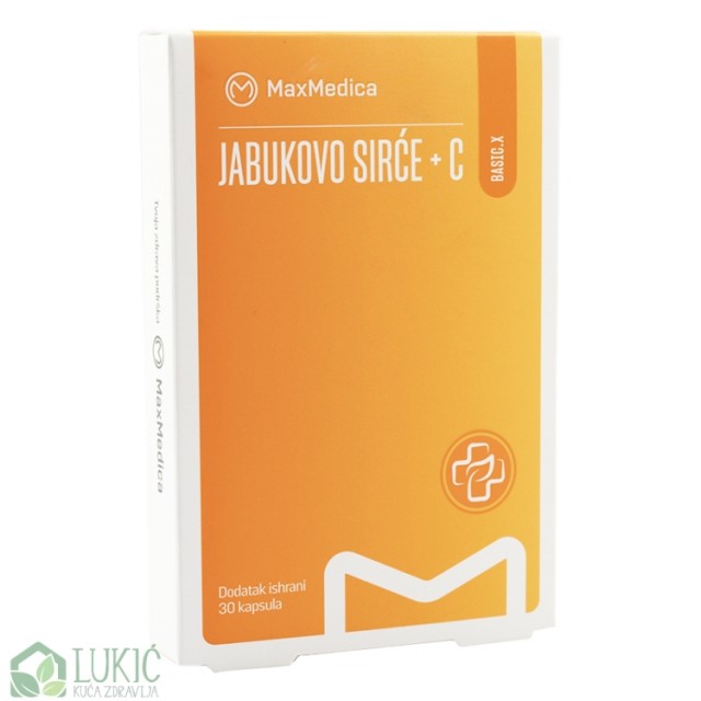 Maxmedica Jabukovo Sirće + Vitamin C 30 Kapsula Maxmedica Jabukovo Sirće + Vitamin C 30 Kapsula