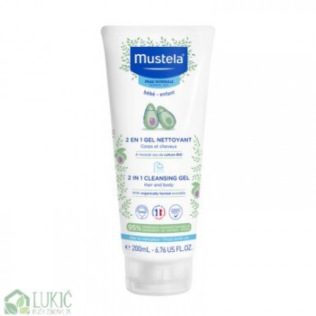 Mustela 2 u 1 šampon za pranje kose i tela 200 ml Mustela 2 u 1 šampon za pranje kose i tela 200 ml