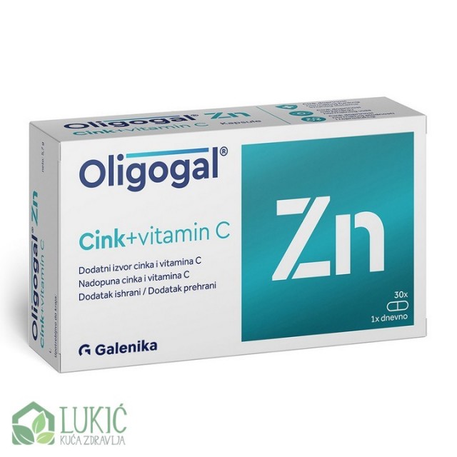 Oligogal Zn Sa Vitaminom C 30 Kapsula Oligogal Zn Sa Vitaminom C 30 Kapsula