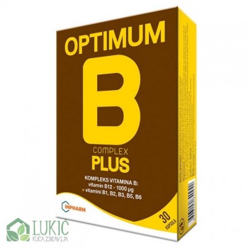 Optimum B complex plus, 30 kapsula