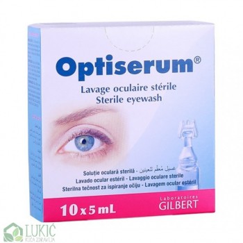 Optiserum kapi za oči 10x5ml