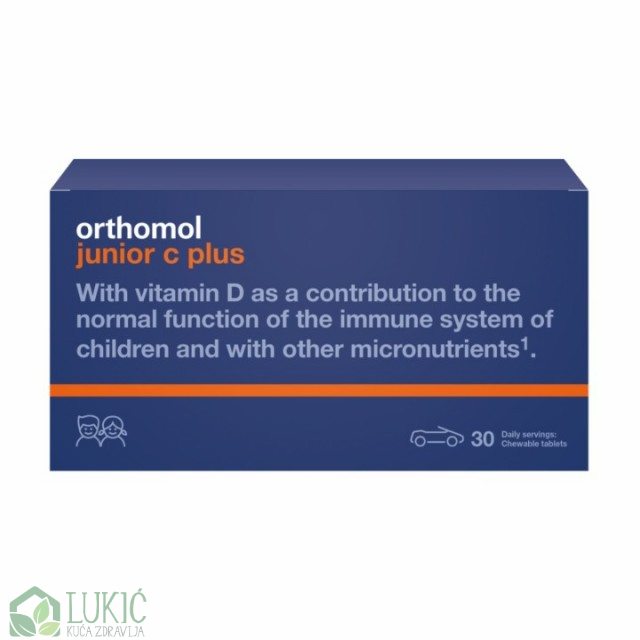 Orthomol Junior C Plus - Narandža - 30 Doza