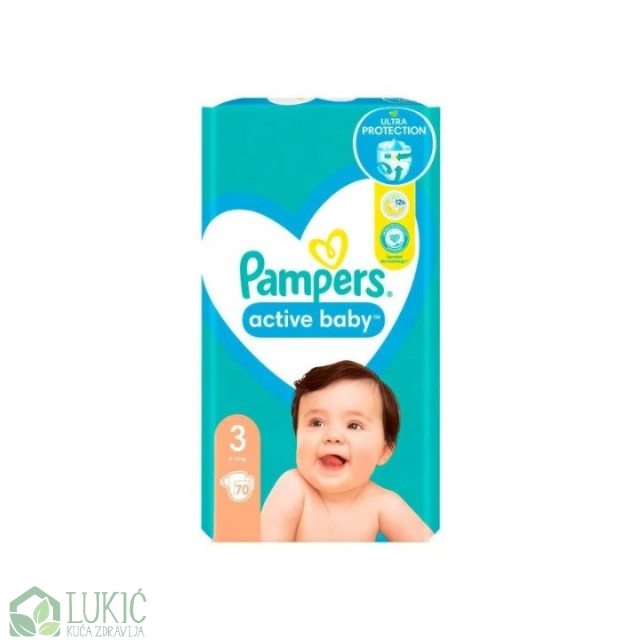Pampers Pelene Active Jpm 3 Midi 70 Komada Pampers Pelene Active Jpm 3 Midi 70 Komada