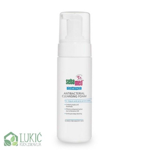 Sebamed Clear Face Antibakterijska Pena Za Čišćenje Lica 150 Ml