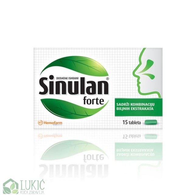 Sinulan Forte 15 Tableta Sinulan Forte 15 Tableta