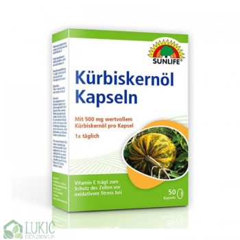 Sunlife Ulje semena bundeve + vitamin E 50 kapsula