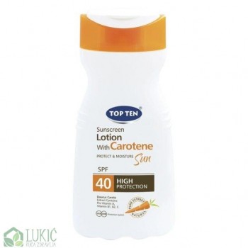 Top Ten Sun losion sa karotenom SPF40 200ml Top Ten Sun losion sa karotenom SPF40 200ml