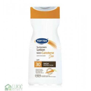 Top Ten Carotene Sun Losion SPF 30 200 ml