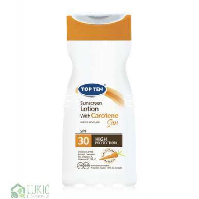 Top Ten Carotene Sun Losion Spf 30 200 Ml