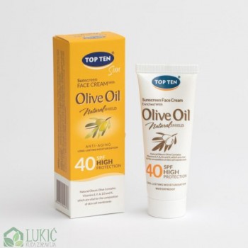 Top Ten Sun Olive Krema za lice SPF 40 50 ml