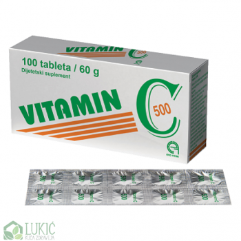 Vitamin C tablete 500mg 10 folija
