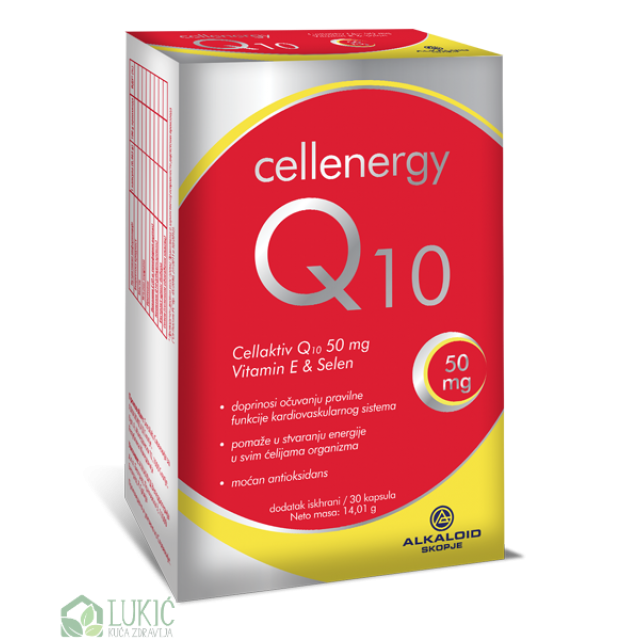 Cellenergy Q10 50Mg 30 Kapsula Cellenergy Q10 50Mg 30 Kapsula
