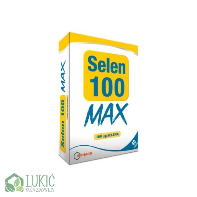 Selen 100 Max Kapsule 40Kom. Selen 100 Max Kapsule 40Kom.