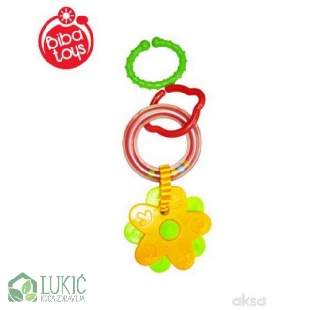 Biba Toys Zvečka-Glodalica Cvetić Biba Toys Zvečka-Glodalica Cvetić