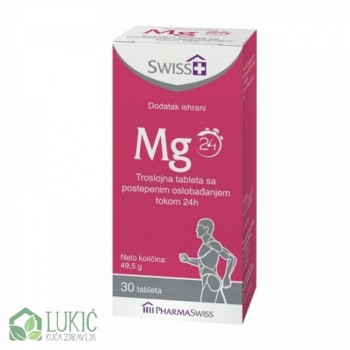 Swiss + Magnezijum 24, 30 tableta
