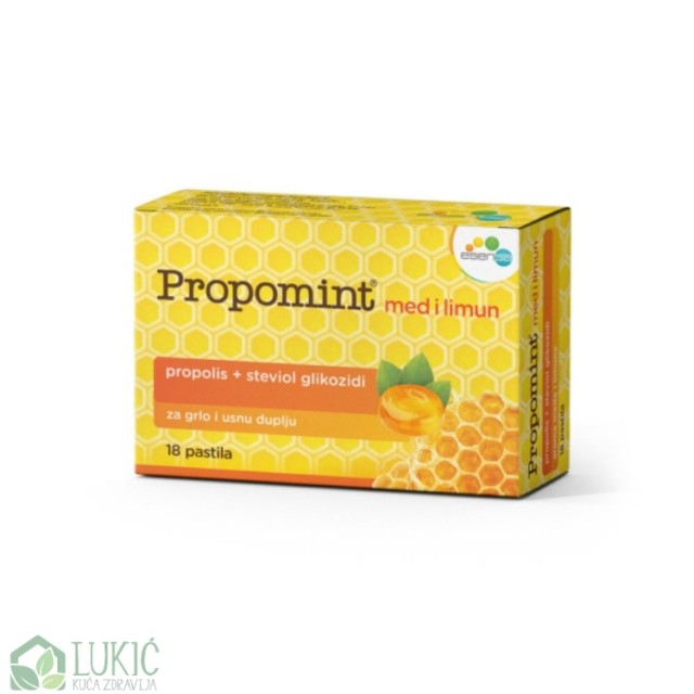 Propomint Med I Limun 18 Pastila Propomint Med I Limun 18 Pastila